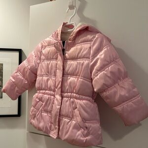 Kids Pink Puffer Jacket - 24 Months